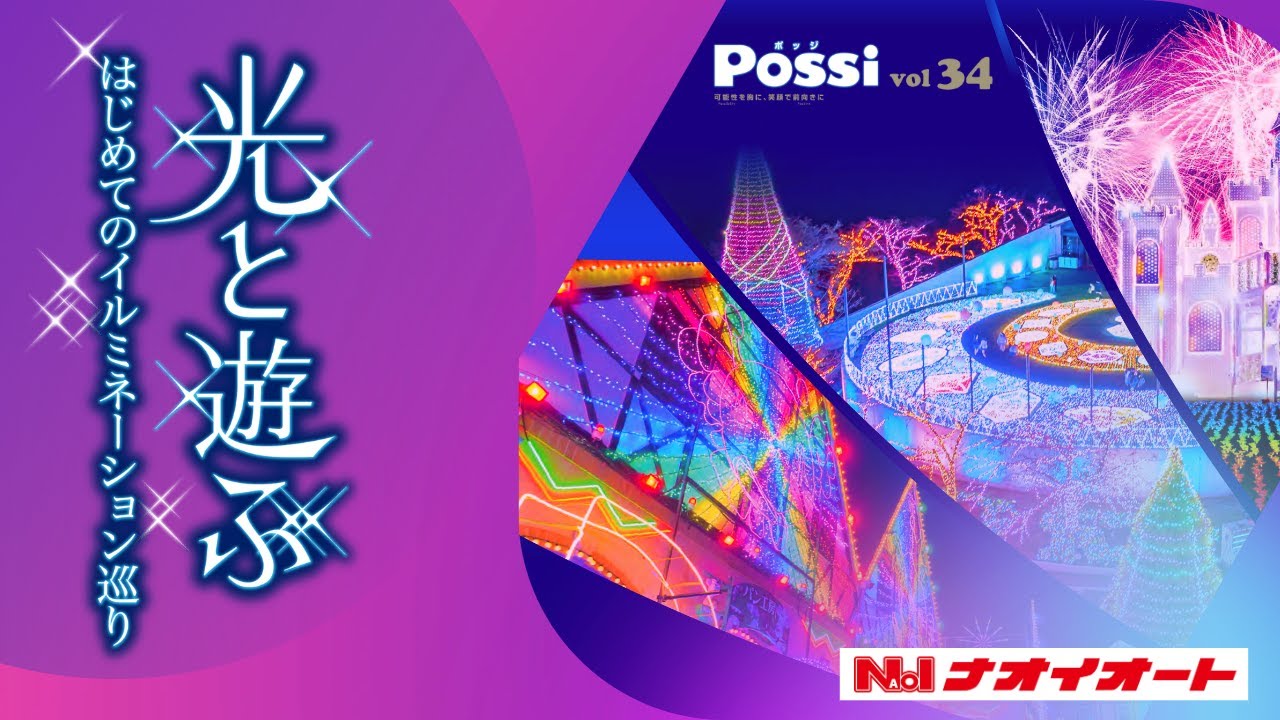【ナオイオート】季刊情報誌Possi（ポッジ） _Vol.34 【特集】光と遊ぶ　はじめてのイルミネーション巡り