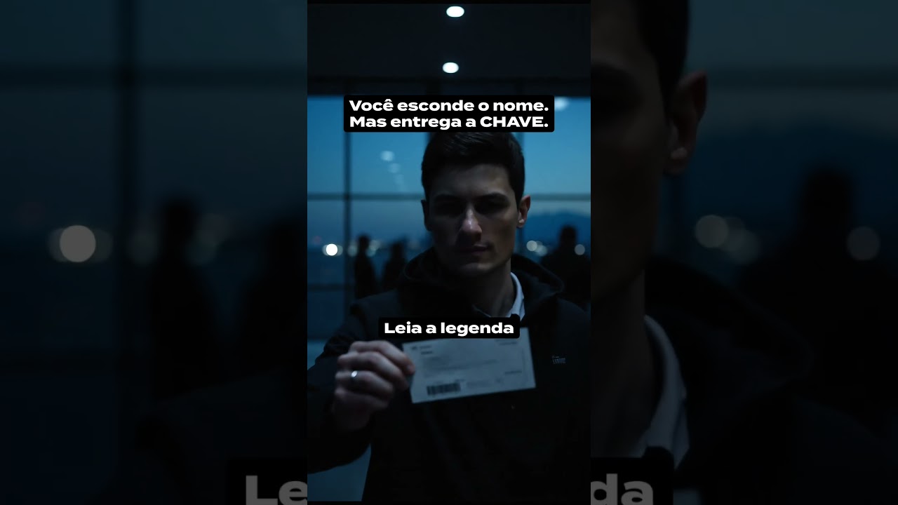 Você esconde o nome. Mas entrega a CHAVE.