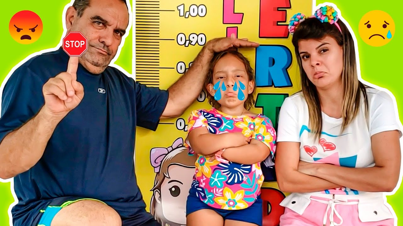 MC Divertida quer ser alta e brincar no trampolim (kids wants to be taller & jump on a trampoline)