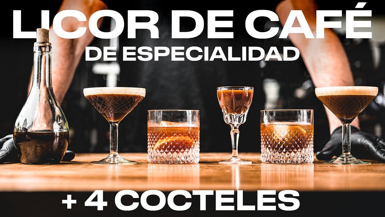 LICOR DE CAFÉ CASERO + 4 CÓCTELES (espresso martini, cold fashioned, coffee negroni, dominicana)