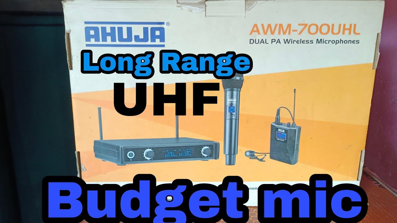 Ahuja AWM 700 mic Unboxing. 