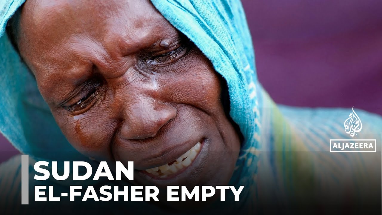 El-Fasher empty after RSF takeover as thousands flee Sudan's embattled city