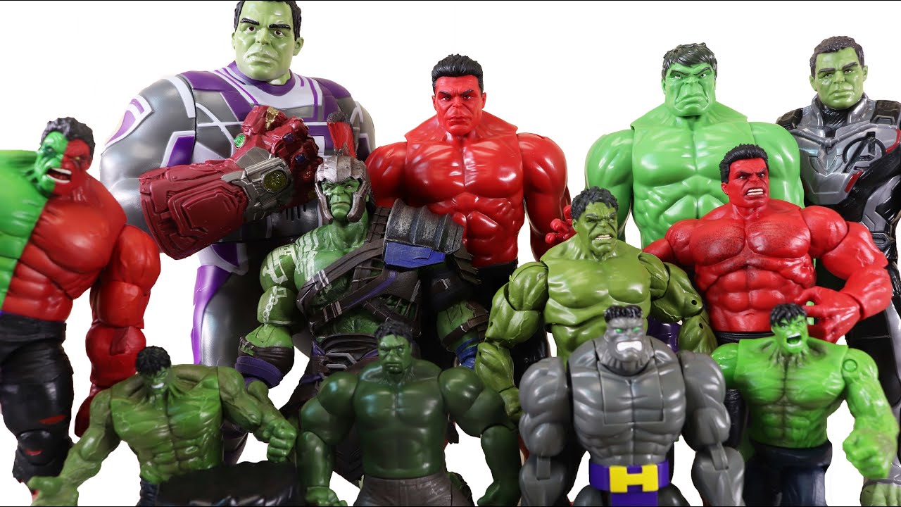 My Entire Hulk Collection | World's Biggest Incredible Hulk Action Figure Toy Collection