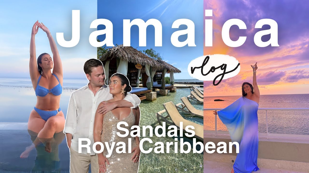 VLOG: Jamaica trip! Staying at Sandals Royal Caribbean 🌊🩵🌞