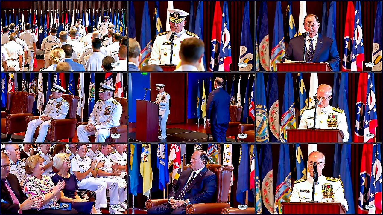 LIVE: New CNO Takes Command: Historic Change at Navy's Helm