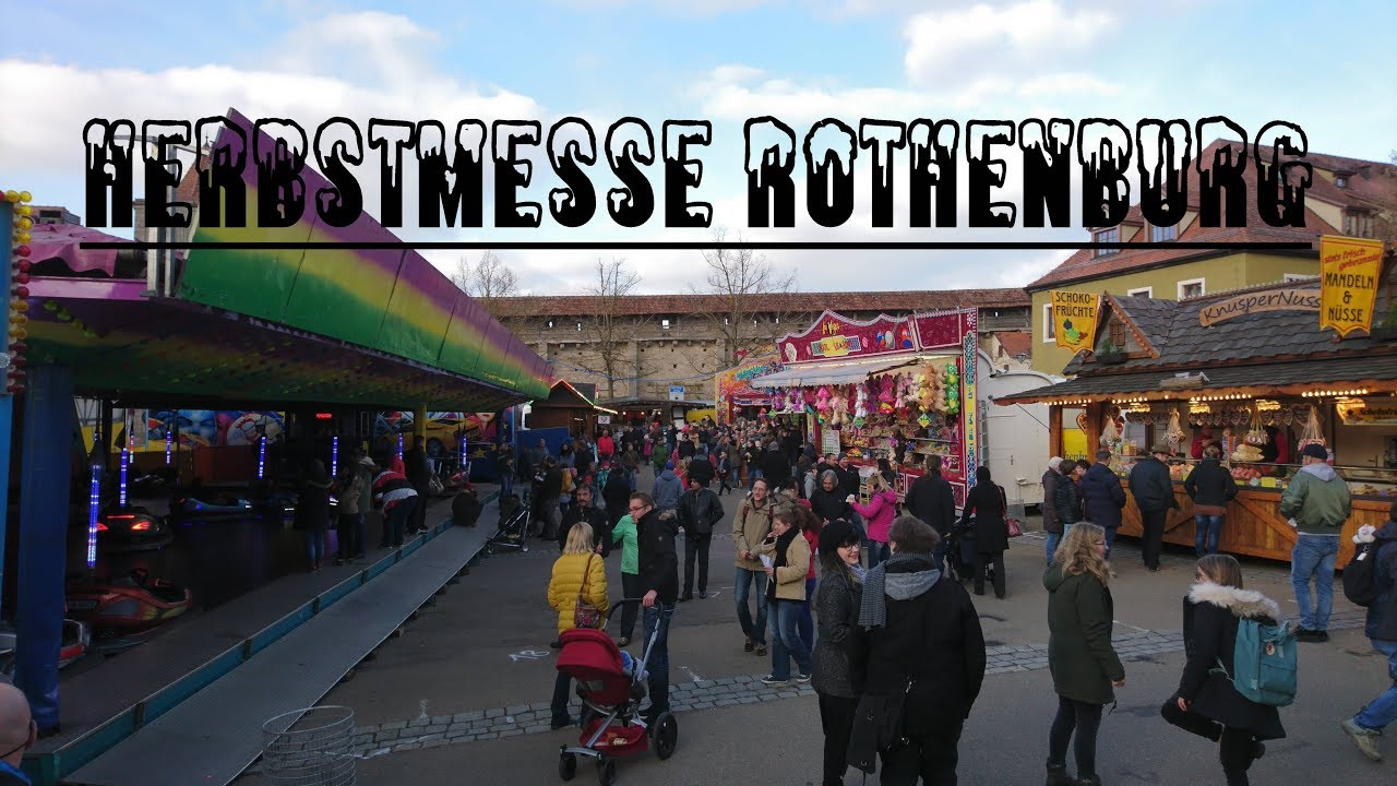 Herbstmesse Rothenburg ob der Tauber Reportage 2017 Helloween Special