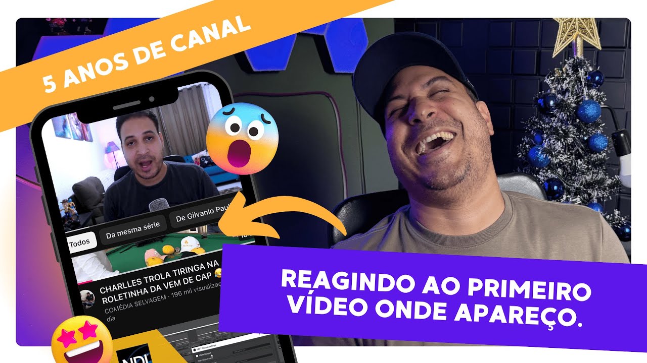 React: Reagindo ao meu Primeiro Vídeo do Canal | 5 anos de GP Multimídia