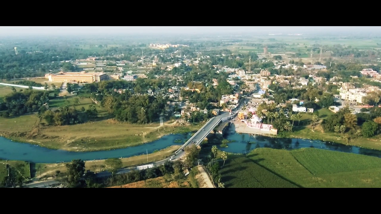 Purnea City Kalibari Mandir Aerial View | Purnea