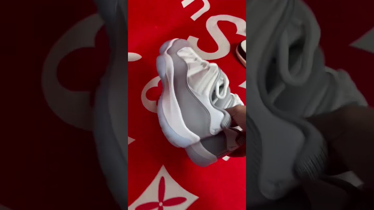 Air Jordan 11 Low &ldquo;Cement Grey&rdquo; .#sneakerhead #sneakernews #sneakers #aj11 #shoes #aj11grey