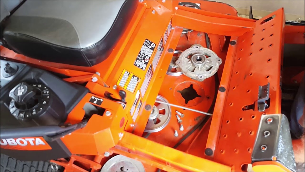 How To Replace Spindle Bearing On A Kubota Zero Turn | Spindle Bearing Replacement
