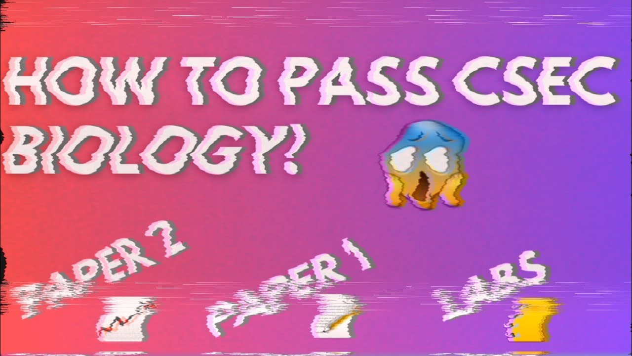 HOW TO PASS CSEC BIOLOGY!!💯