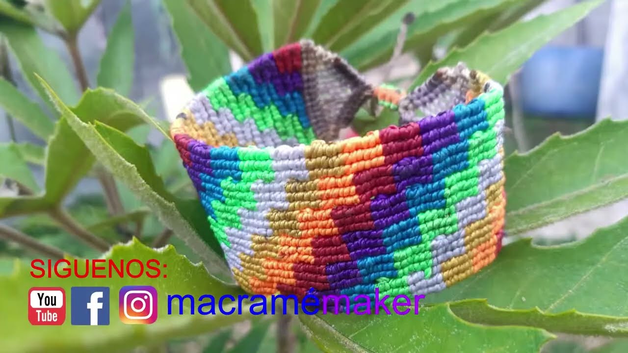 COMO HACER PULSERA WHIPALA con Hilos | Tutorial Macrame Paso a Paso