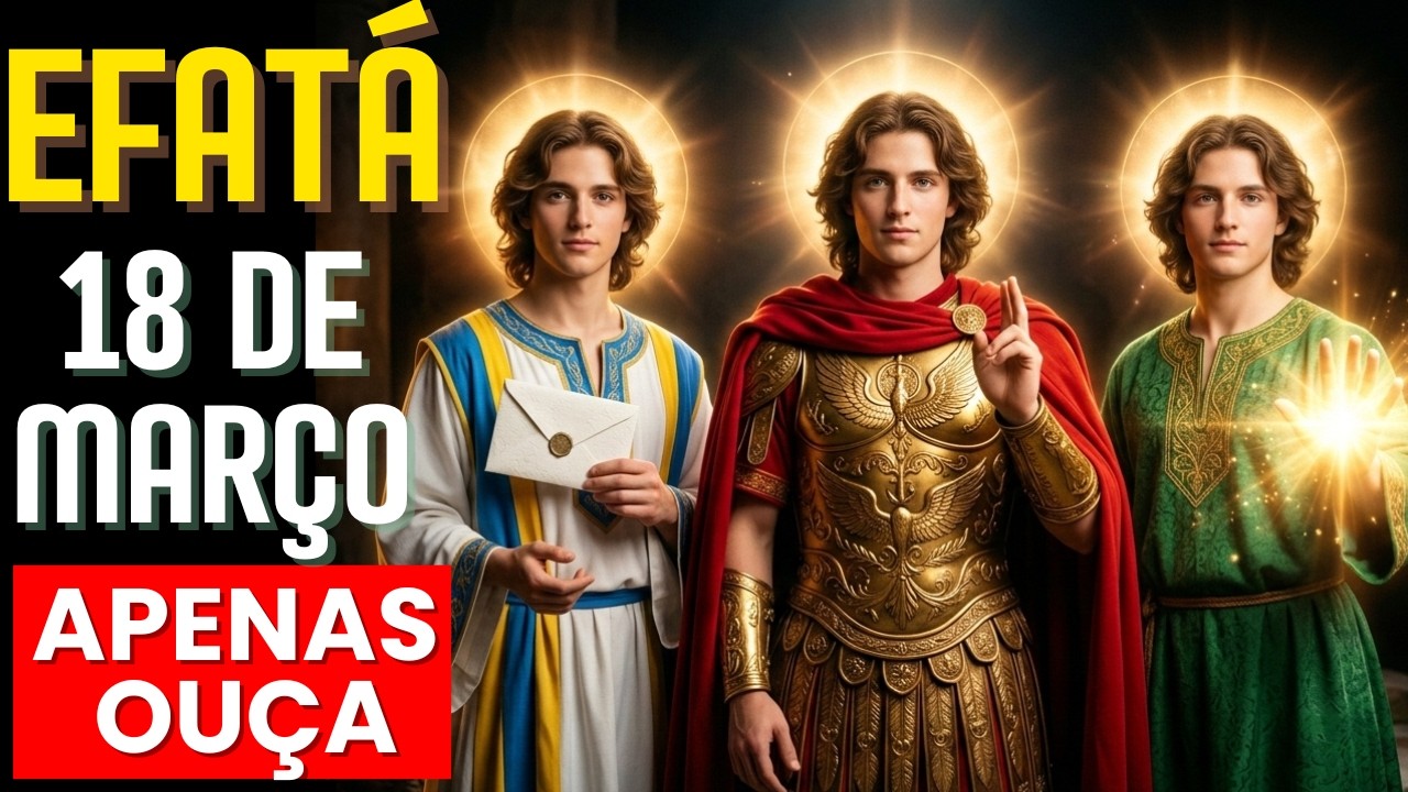 EFATÁ dos 3 Arcanjos São Miguel, Rafael e Gabriel! OUÇA e RECEBA PROTEÇÃO, CURA e DINHEIRO!