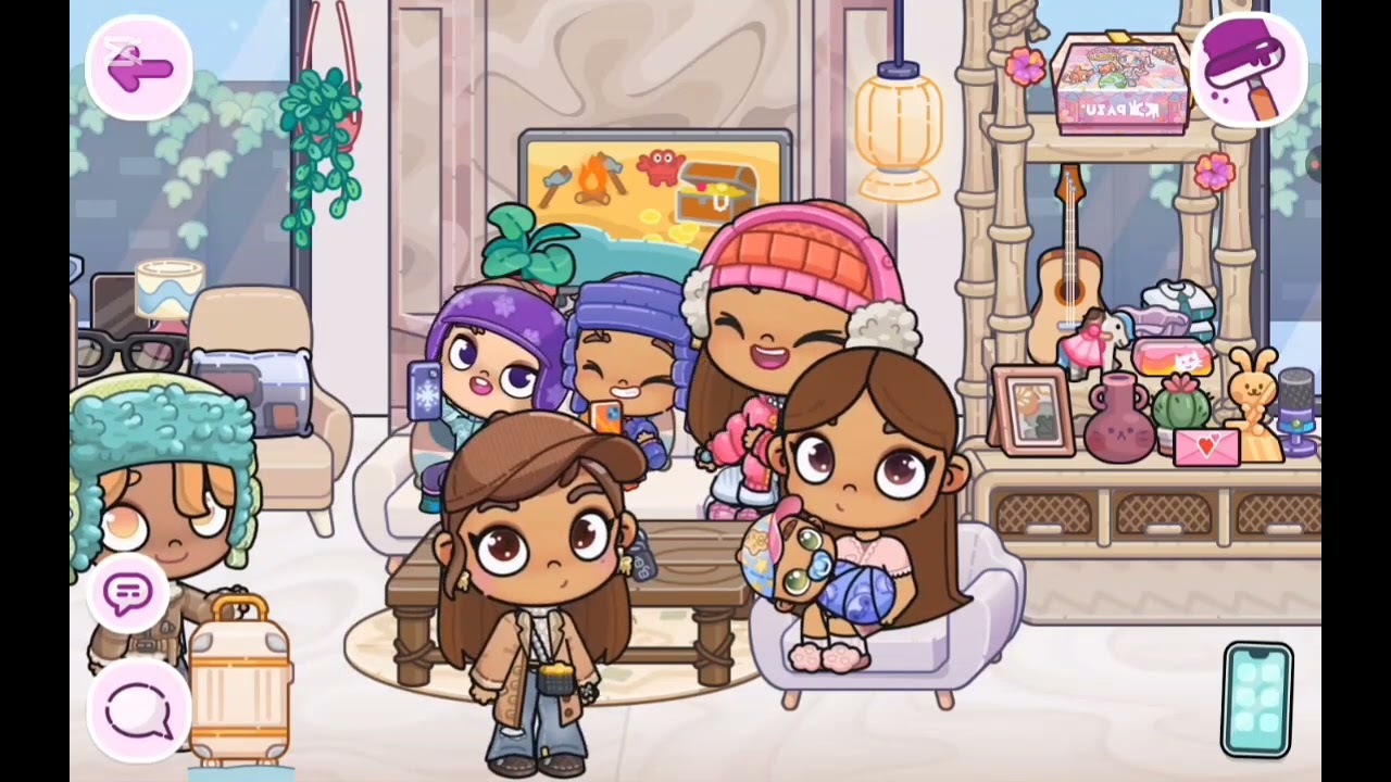 Notre réveillon de noël 🌲🌲🌲en famille🤱👨‍👩‍👦‍👦👨‍👩‍👧‍👧 sur avatar Word ||luvlysasha. 