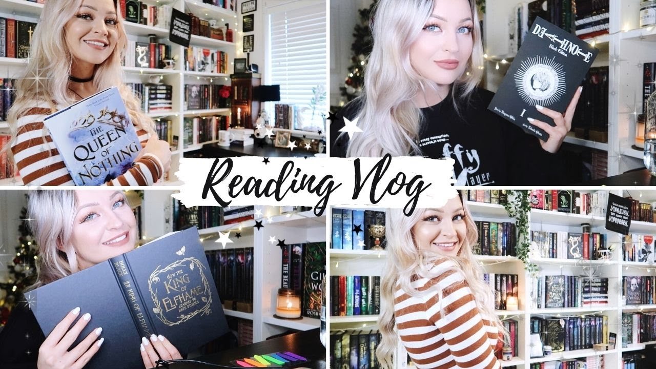 CHATTY READING VLOG!💫 Reading King of Elfhame, I Finished 3 Books & Colouring!