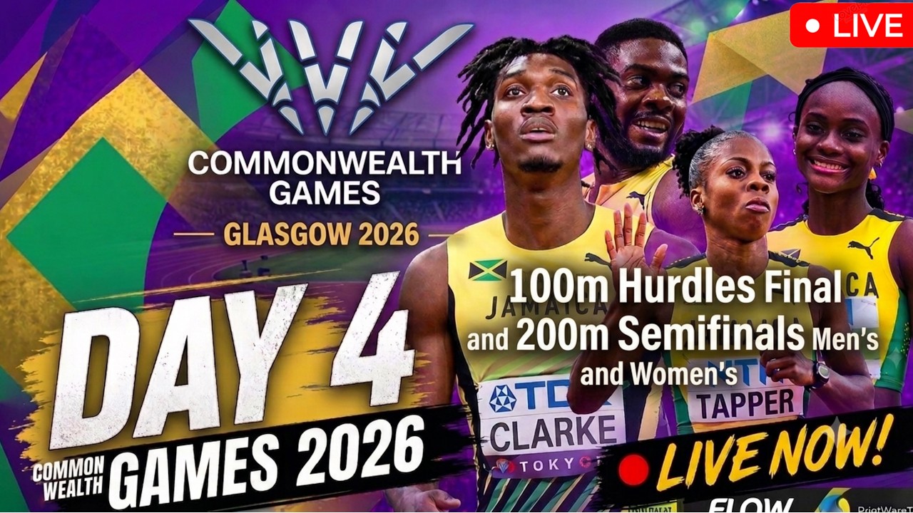 🔴LIVE - Commonwealth  Games  Glasgow 2026| Women's 100m Hurdles Final| 200m Men's and Women's Semis