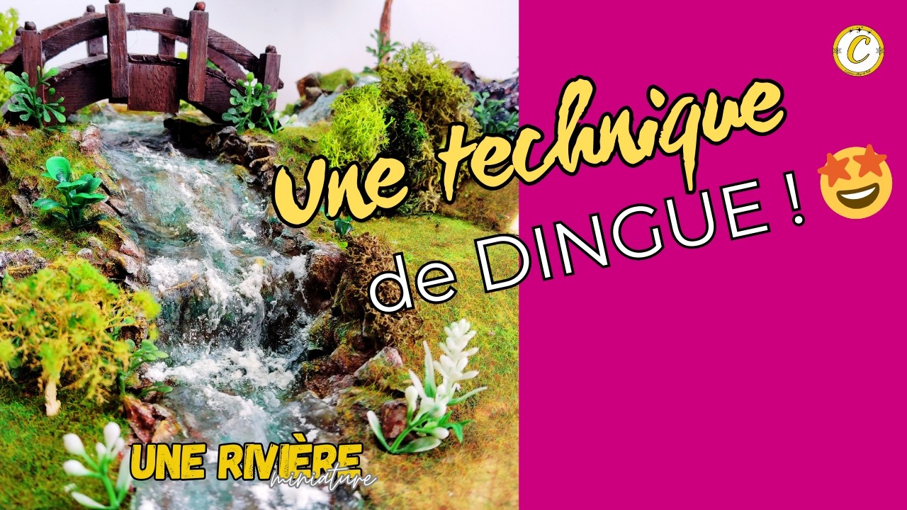 🤯 SECRET : Faites une RIVIÈRE réaliste SANS RÉSINE avec du SILICONE !