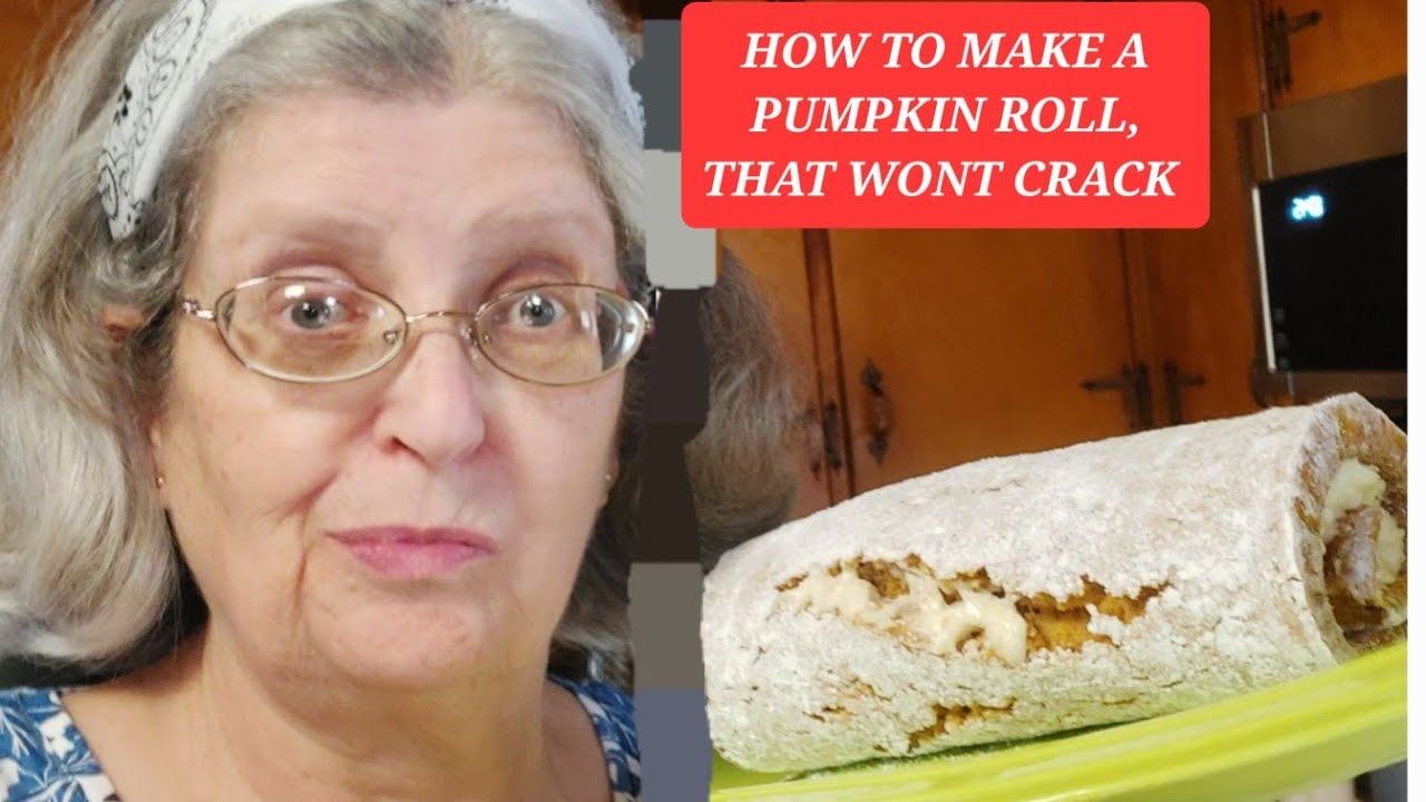 HOW TO MAKE A PUMPKIN ROLL, THAT WONT CRACK! / WHY DID MY PUMPKIN ROLL CRACK ?