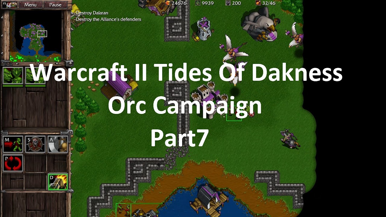 Lets play Warcraft 2 Remastered: orc campaign Tides Of Darkness part 7