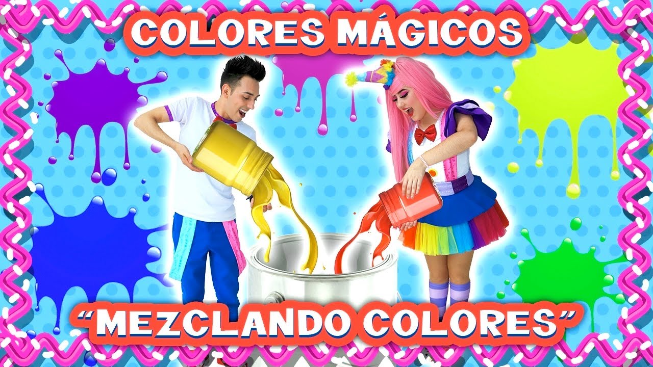 LOS COLORES: MEZCLA DE COLOR / SHOW PIEDRA PAPEL O TIJERA / MEZCLANDO COLORES / APRENDE LOS COLORES