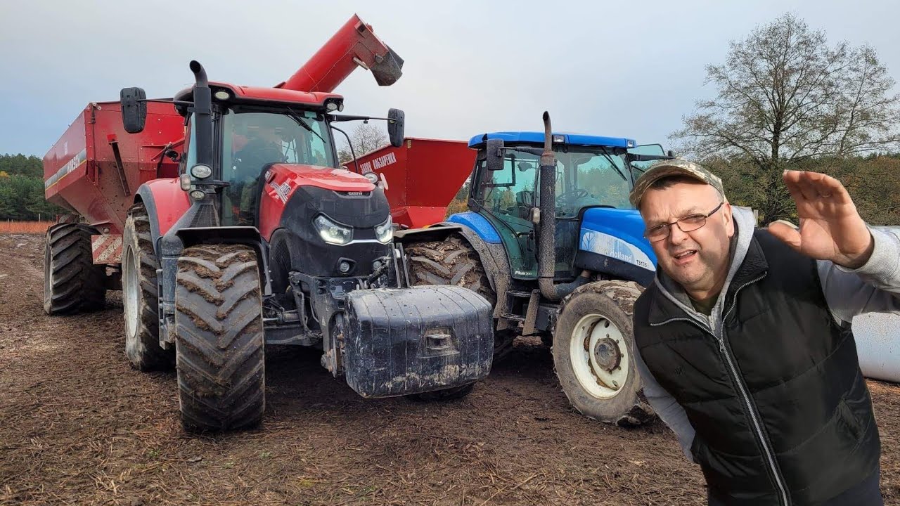 Koszenie Kukurydzy Na Wielką Skalę -Marek na Gospodarstwie u Rapty! - Trudne Warunki