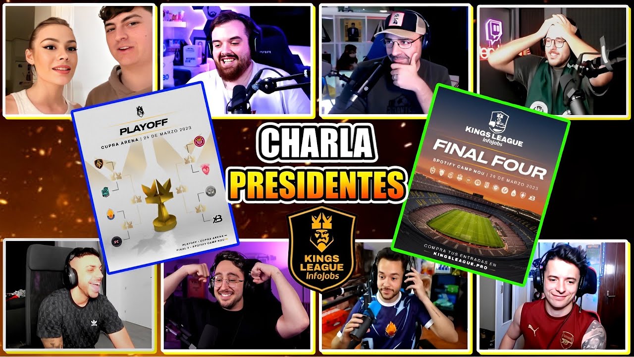 La Mejor Charla entre Ibai y Los Demás Presidentes de la Kings League Antes de Los Playoffs