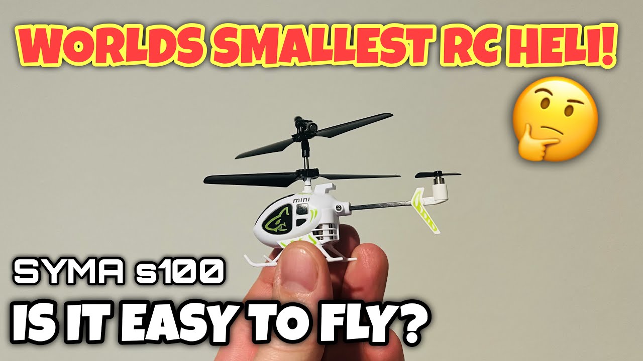 Syma s100 | Unboxing and first indoor flight!