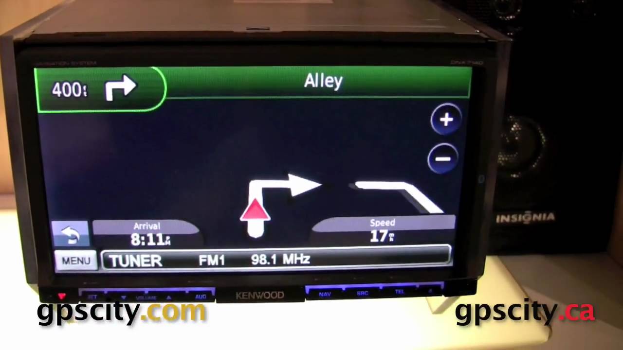 CES 2010 - A quick look at the Kenwood InDash GPS unit powered by Garmin