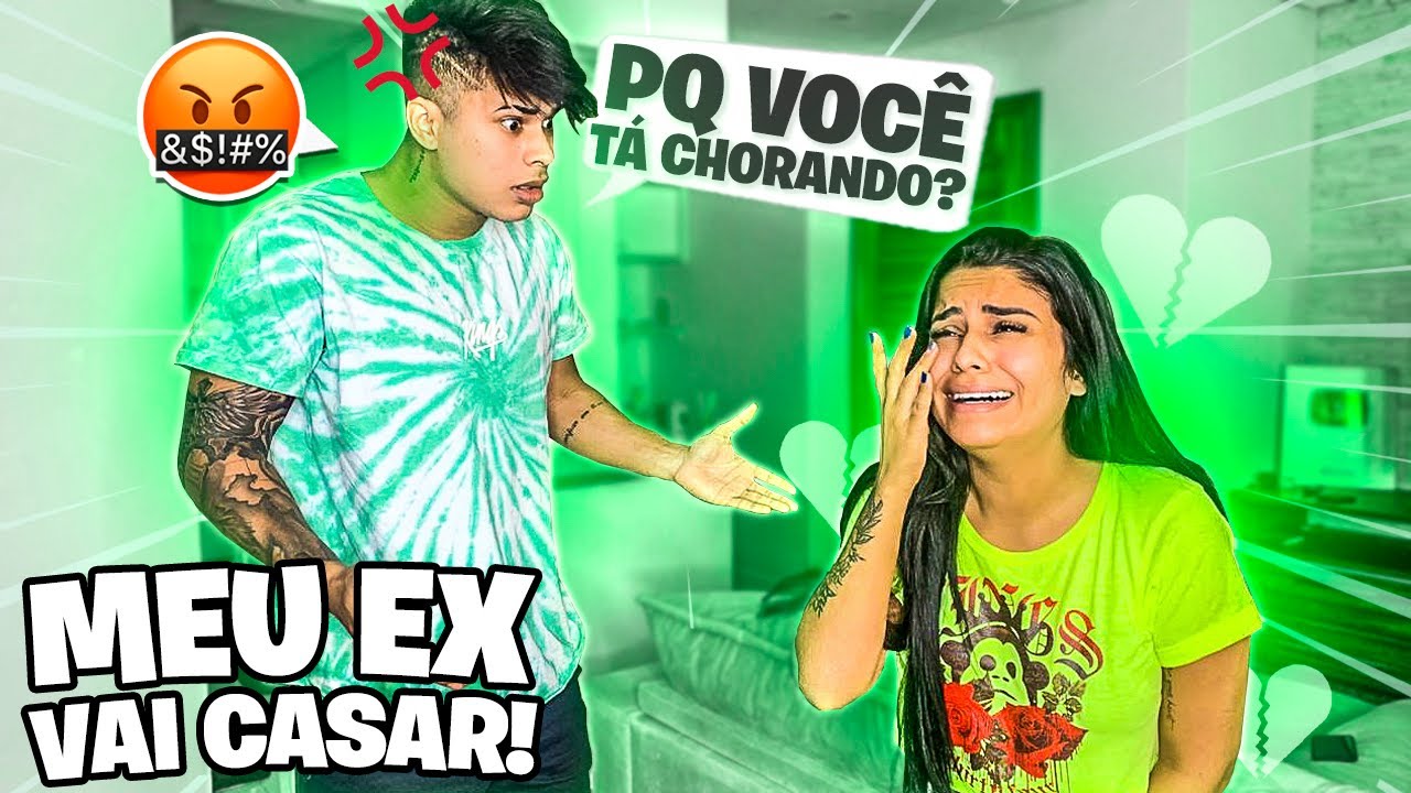 TROLLEI MEU NAMORADO FALANDO QUE MEU EX VAI CASAR! *fiquei muito triste*