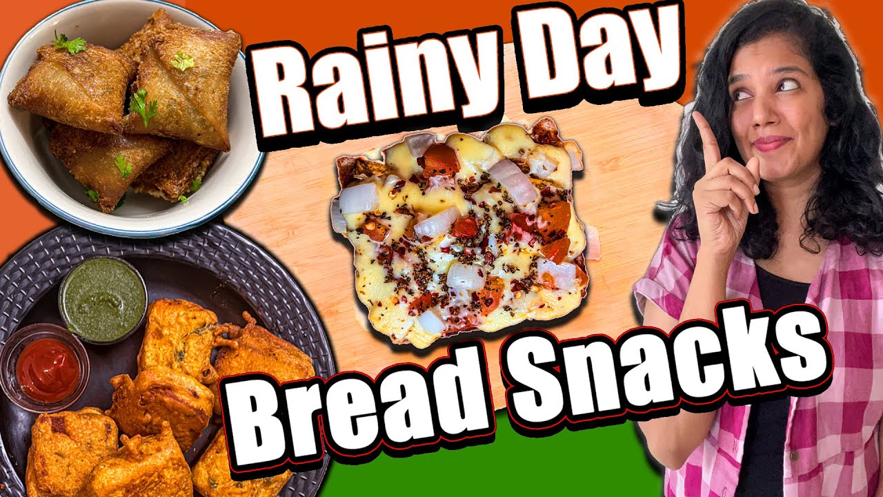 3 Bread Snacks for Rainy Days | Homemade Recipes | Mathu Soundar