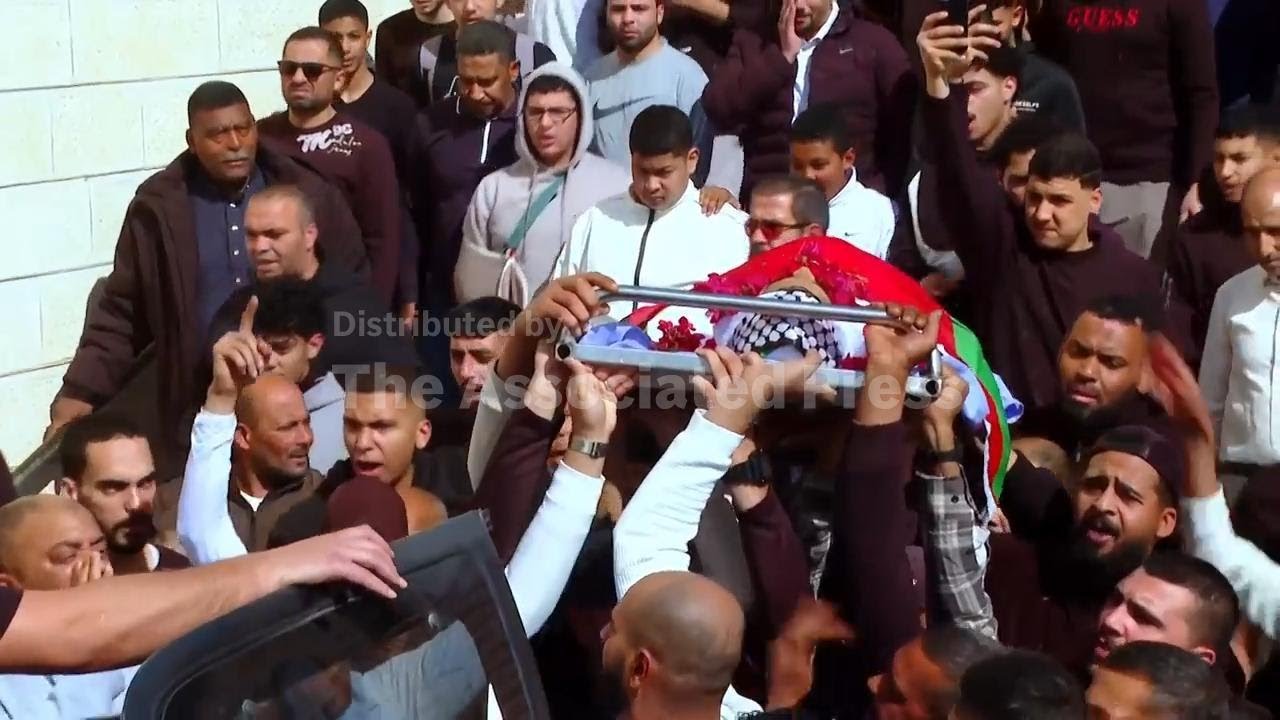 Palestinians mourn death of young man killed by Israeli troops in West Bank