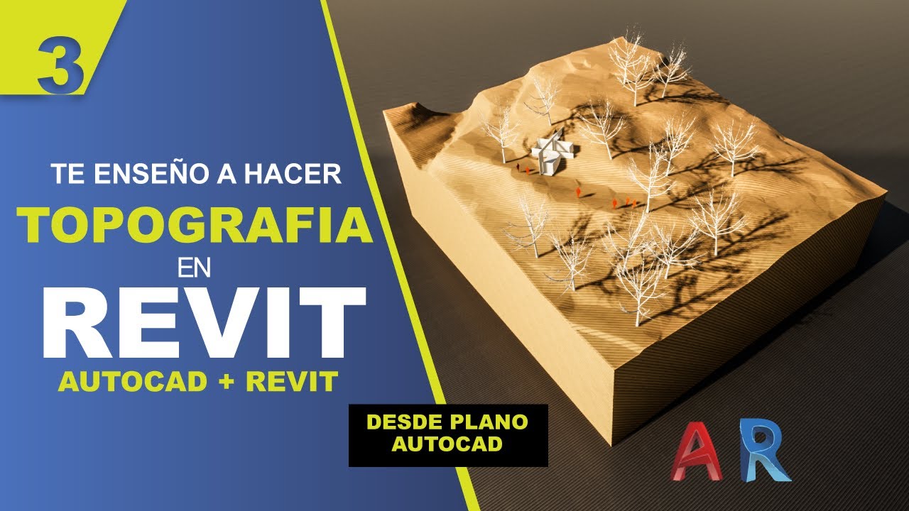 TOPOGRAFIA 3D terreno CURVAS de NIVEL | Autocad a Revit | 2600mts más cerca de las estrellas