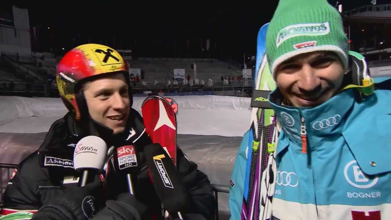 Alpin: Interview mit Felix Neureuther und Marcel Hirscher (12.02.2013)