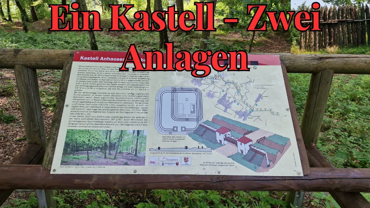 Das römische Kleinkastell Anhausen und mehr - Am Limesverlauf Neuwied