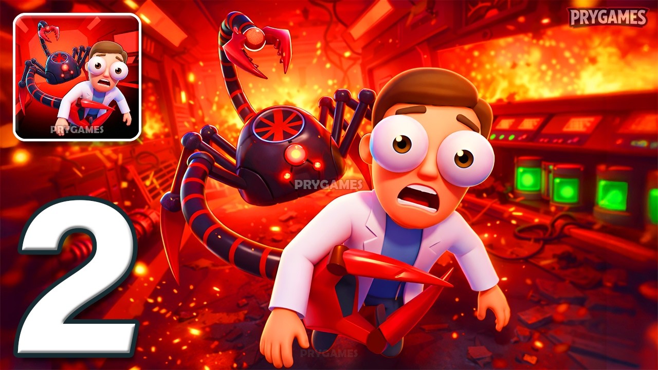 Robot Spider: Idle Invasion - Gameplay Walkthrough Part 2 (Android, iOS)
