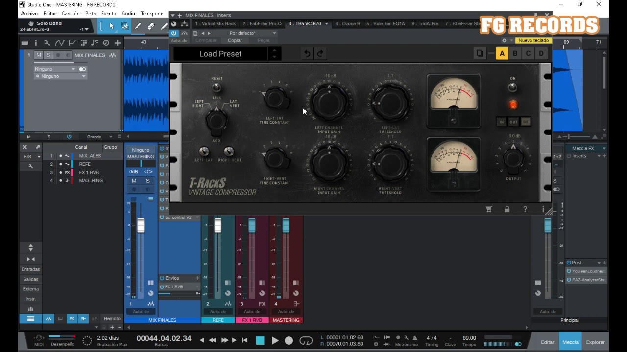 PROCESOS DE MASTERING: CUMBIA
