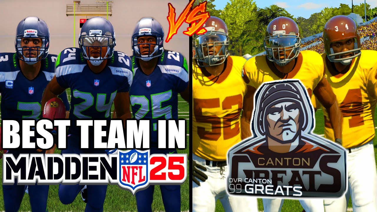 What If The Best NFL Team in Madden 25 Played Against The Canton Greats?