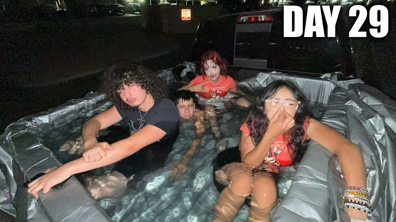 WE MADE A POOL ON THE TRUCK