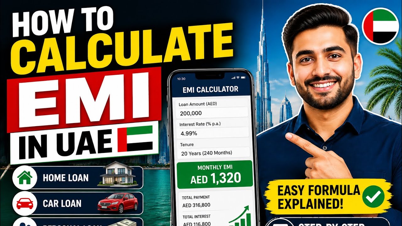 UAE EMI Calculator Guide 2026 | Monthly Loan EMI Explained
