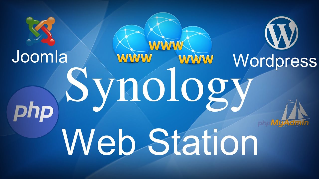 Synology Web Station установка настройка  Joomla & WordPress