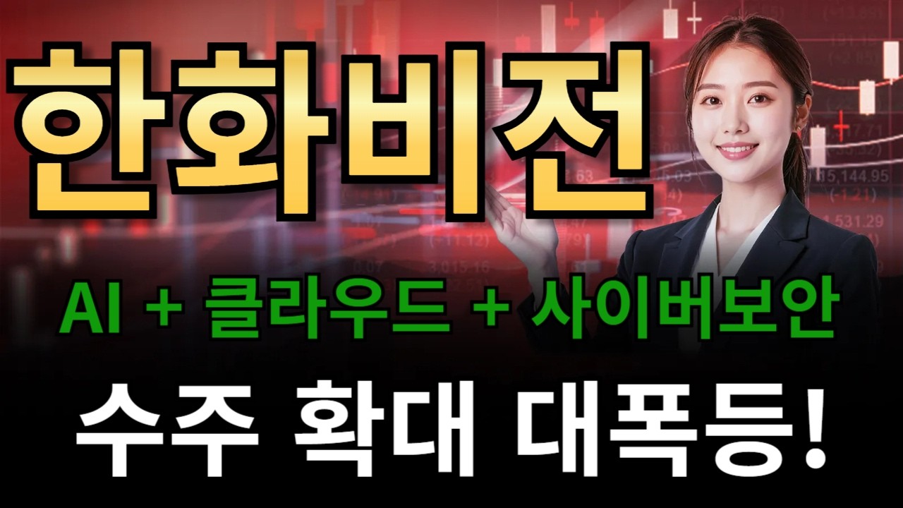 한화비전 🔥AI + 클라우드 + 사이버보안!!!🔥수주 확대 대폭등!