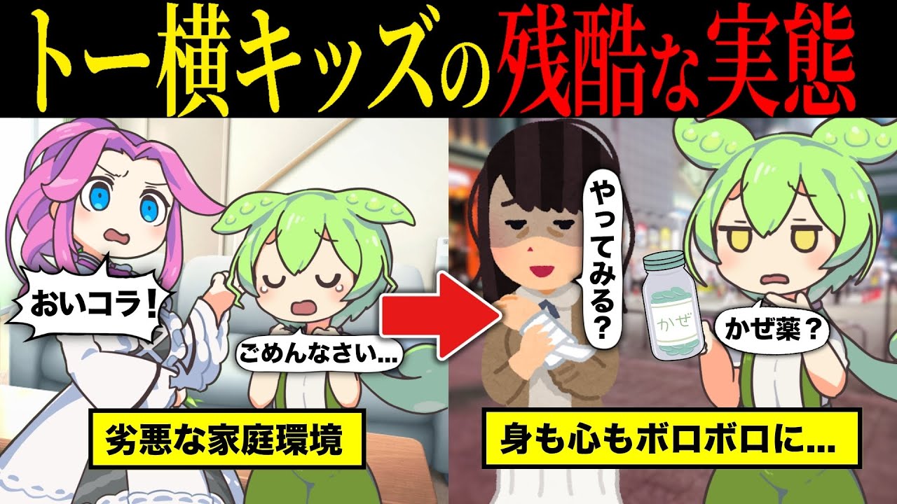 【実話】トー横キッズの人生があまりにも悲惨すぎた【ずんだもん&ゆっくり解説】【総集編】