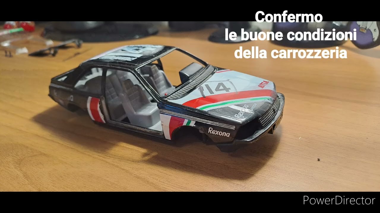 Modellino RENAULT FUEGO GTX 2.0 Litres (1982) Restauro e rifinitura (PRIMA PARTE)