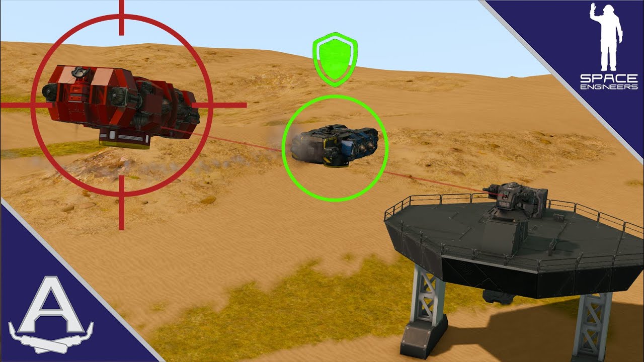 Как использовать блок защиты ИИ — обновление ИИ-автоматов Space Engineers