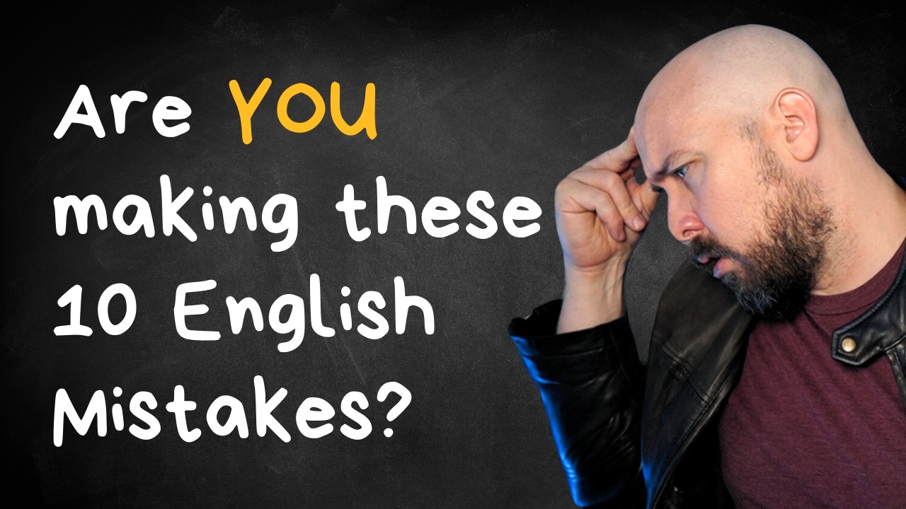 10 Common Mistakes NATIVE English Speakers Make