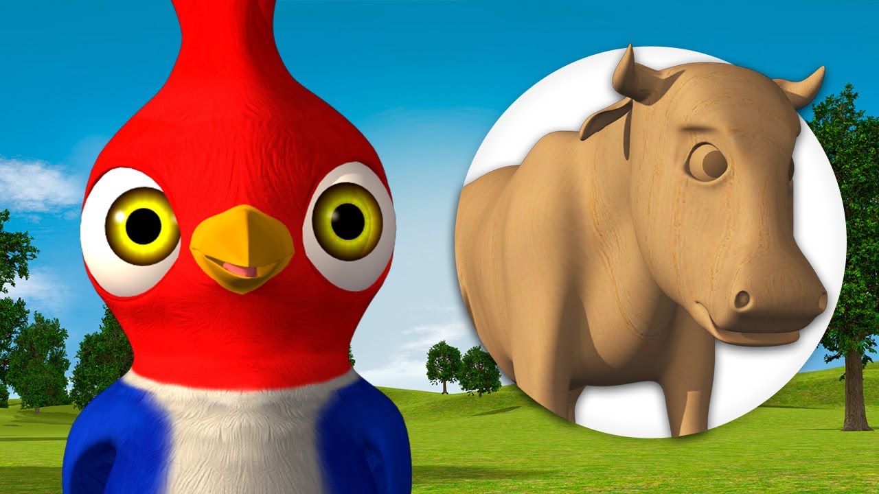Adivinhem os Animais da Fazenda com o Pica-Pau! - A Brincar | A Fazenda do Zenon