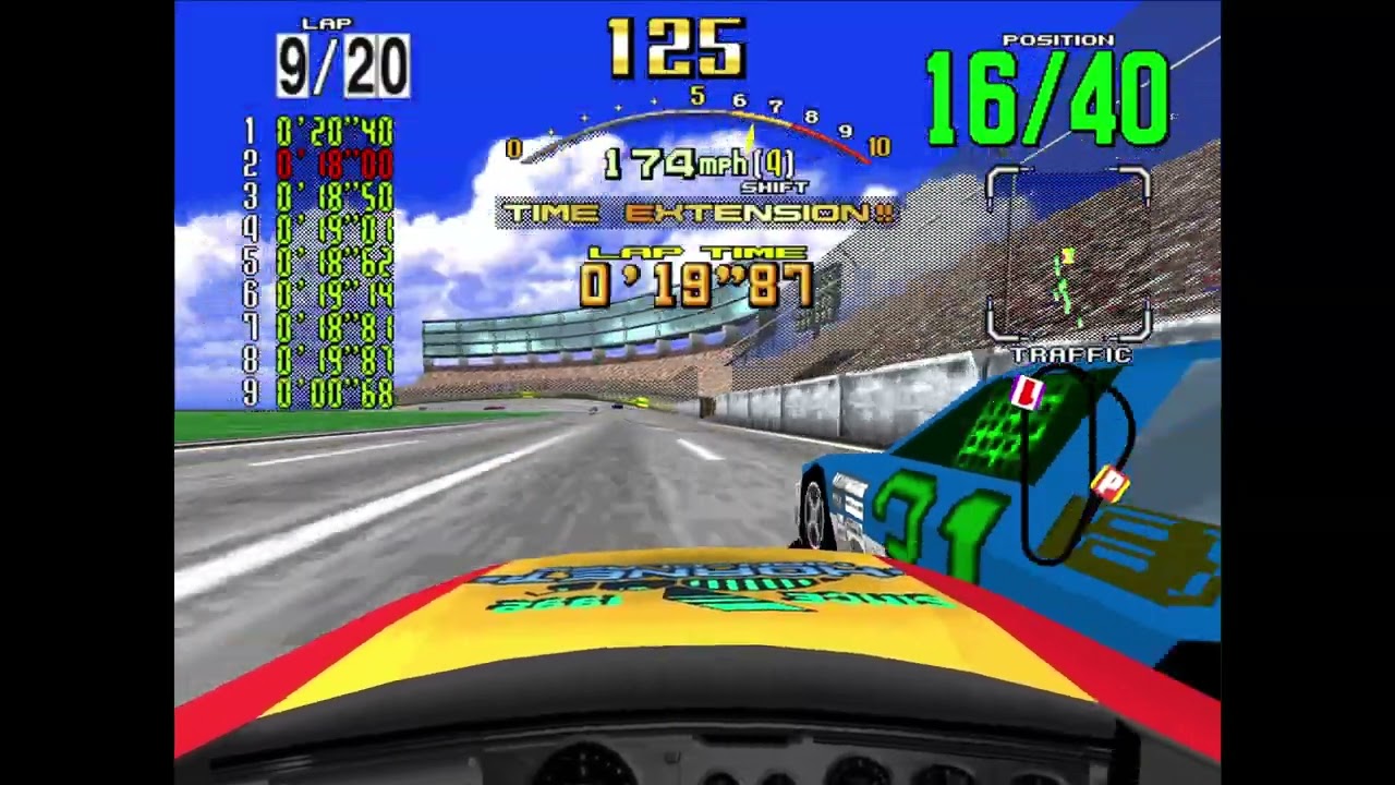 MyRetrozz Playz - Sega Model 2, Daytona USA - Grand Prix mode