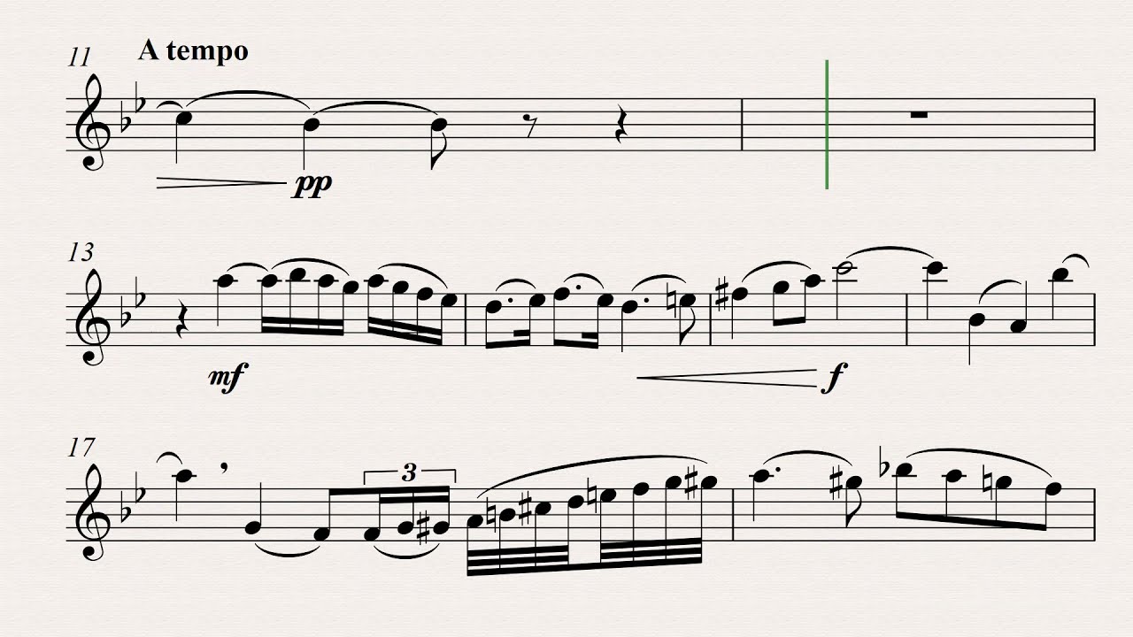 Ibert: Aria for Saxophone and Piano (piano accompaniment)