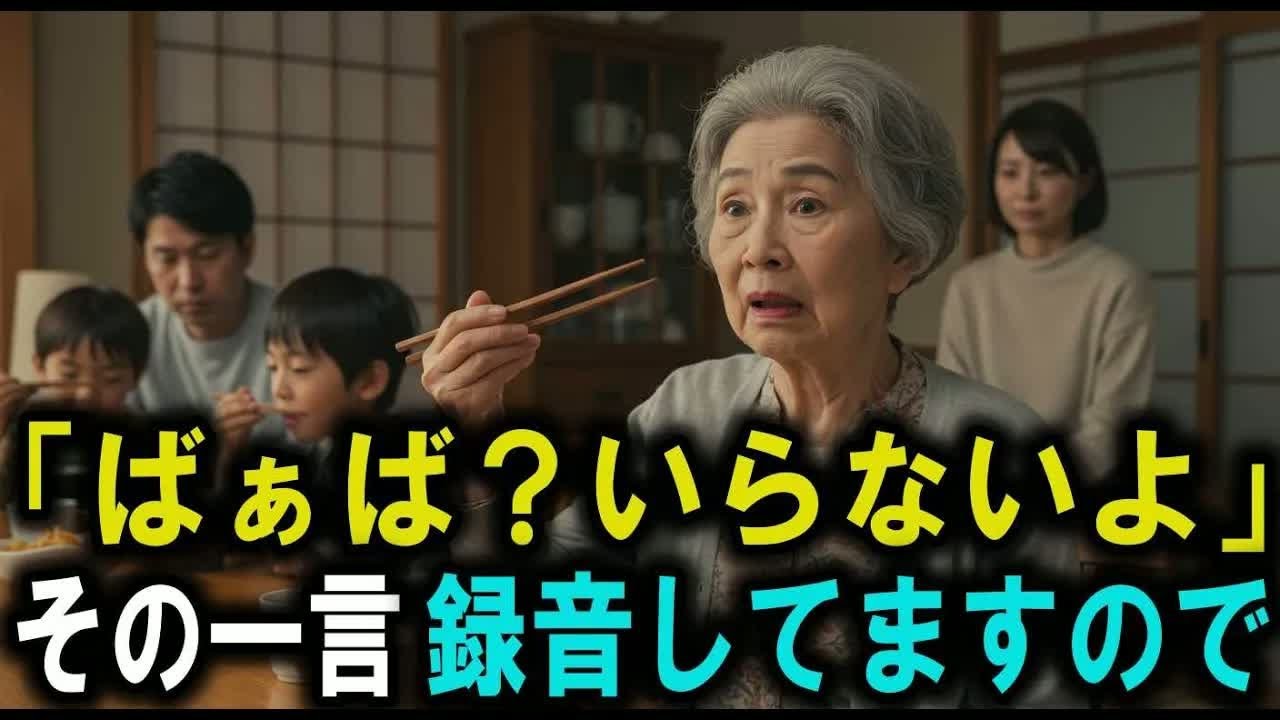「ばあばはもういらない」…孫の何気ない一言に愕然とした祖母。その夜“リビングに録音機を置いた”理由とは？