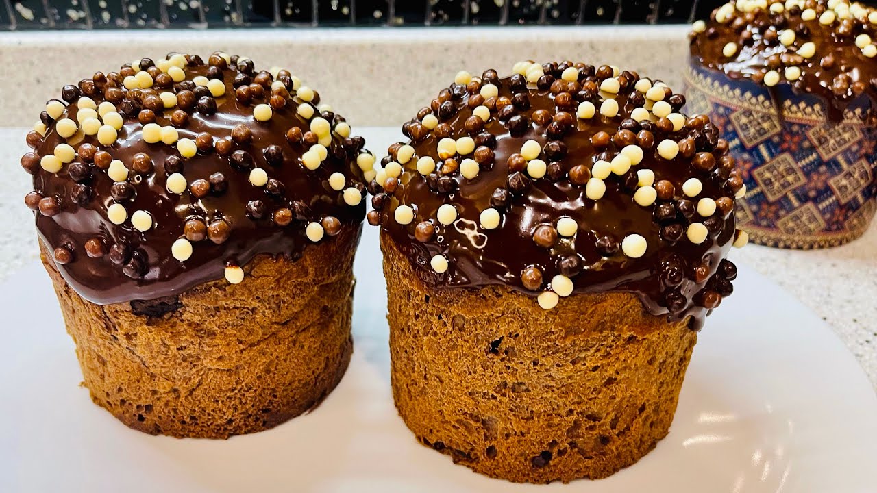 Шоколадные Куличи! Воздушные Пасхальные Куличи! (Рецепт)